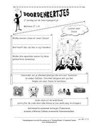 2e Zondag Veertigdagentijd - Doordenkertje