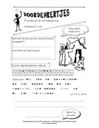 3e Zondag Veertigdagentijd jaar A - Doordenkertje 5e Zondag Veertigdagentijd jaar A - Doordenkertje