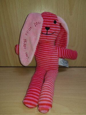 Knuffel - rammelaar roze