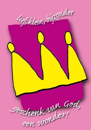 Kaart 'Lief klein bijzonder..' (roze)