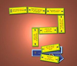 Sta op en ga Dominospel