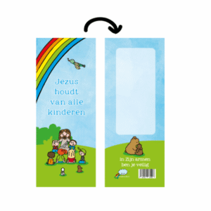 Boekenlegger 'Jezus houdt van alle kinderen'