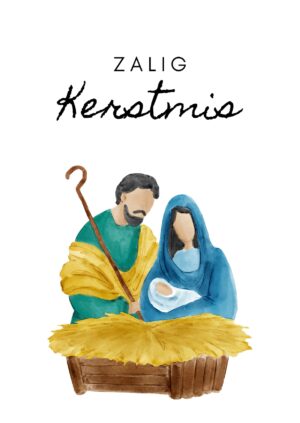 Kerstkaart - Zalig Kerstmis