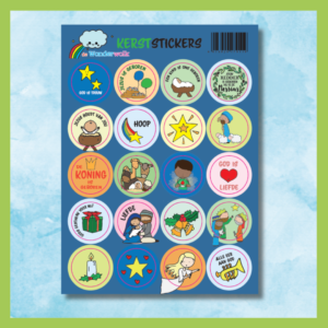 Stickervel Kerst