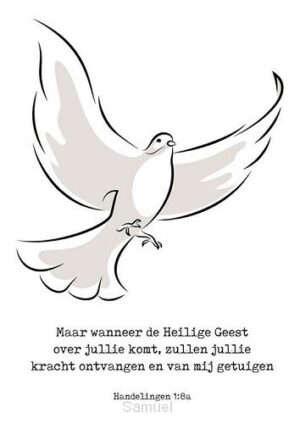 Kaart 'Duif - Handelingen 1:8'