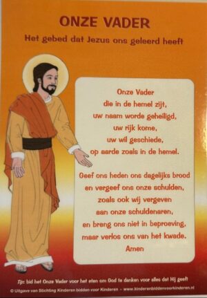 Kaart Onze Vader en Wees Gegroet