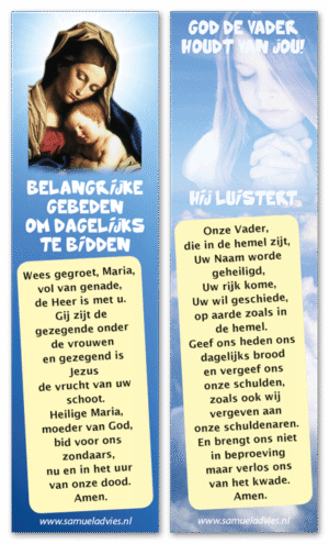 Het Nieuwe Onze Vader gebedskaartje