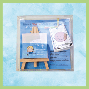 Dank kalender (40 kaartjes) o.a. voor Pasen