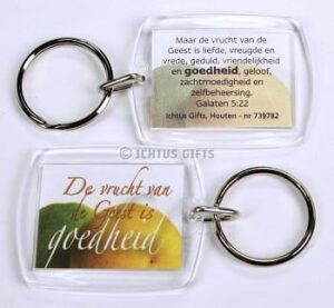 Sleutelhanger goedheid Vrucht vd Geest