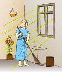 4e Zondag van de Advent jaar B - Vertelplaat