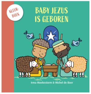 Baby Jezus is geboren (kleurboek)