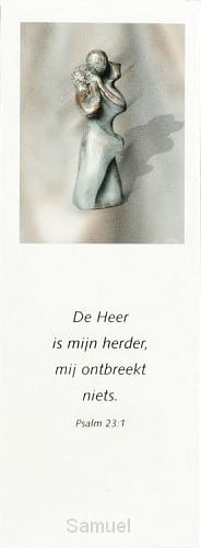 Boekenlegger 'De Heer is mijn herder'