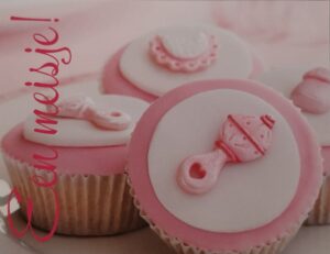 ansichtkaart 'een meisje'