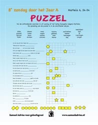 8e Zondag door het jaar A - Puzzel
