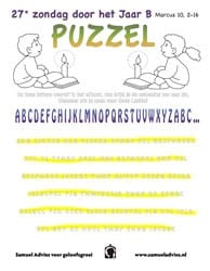 27e Zondag door het jaar B - Puzzel
