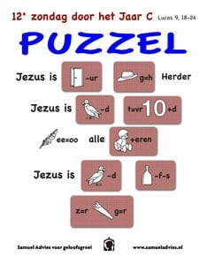 12e Zondag door het jaar C - Puzzel