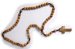 Rozenkrans uit Bethlehem (olijfhout)