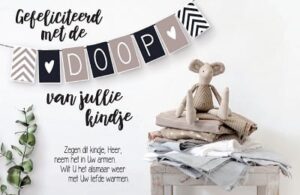 Kaart Doop 'Zegen dit kindje' (5853)