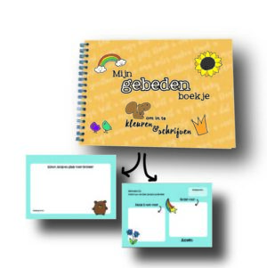 Gebedenboekje om in te kleuren en schrijven