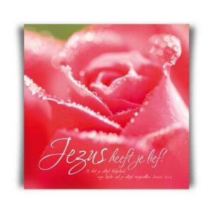 Kaart 'Jezus heeft je lief'