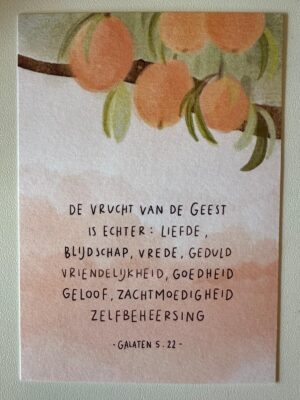 minikaartje: Galaten 5,22