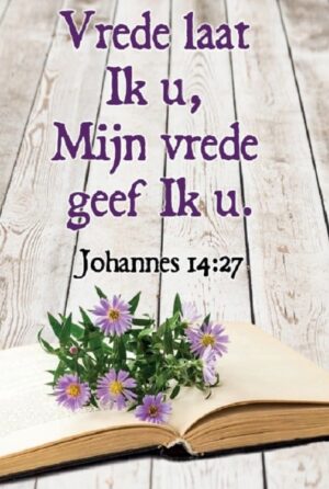 minikaart 'Vrede laat ik u'