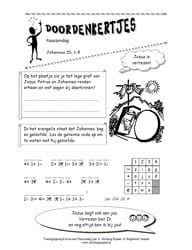 Hoogfeest van Pasen jaar A - Doordenkertje Hoogfeest van Pasen jaar A - Doordenkertje