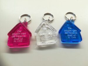 Sleutelhanger ´Huis´ - De zegen van de Heer...