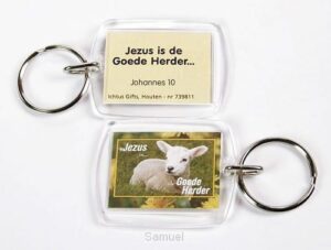 Sleutelhanger Jezus is de goede Herder