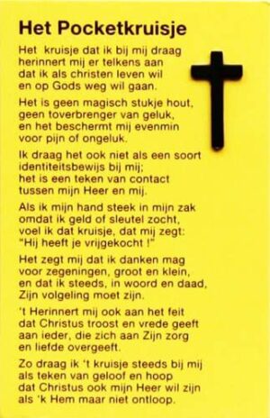 Pocketkruisje Nederlands