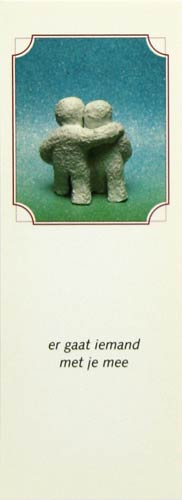 boekenlegger vriendschap met ’Er gaat iemand met je mee’
