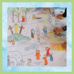 Kleurposter Pasen - XL