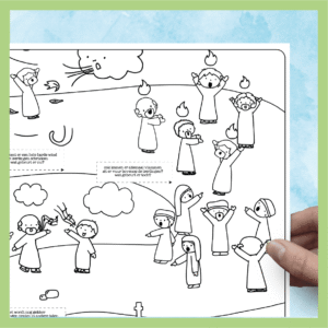 Kleurposter Pinksteren - XL