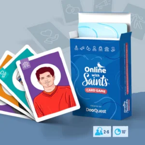 Online with Saints - card game