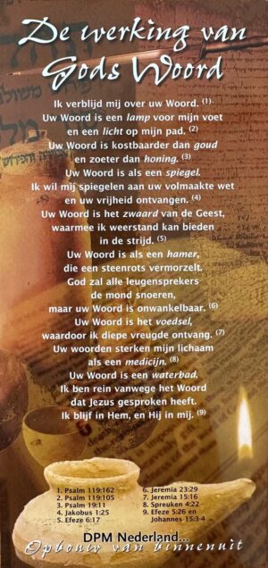 Bijbelkaart - Gods Woord