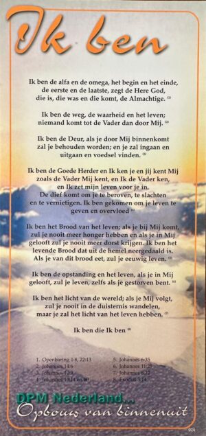Bijbelkaart - Ik ben