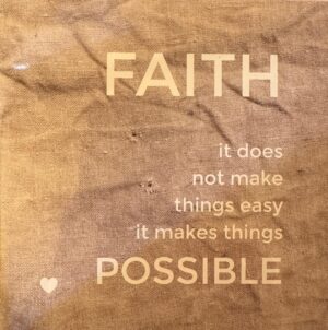 Dubbele kaart - Faith