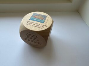 Gebedskubus (hout) Ark van Noach