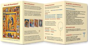 Rozenkrans - vouwfolder met uitleg