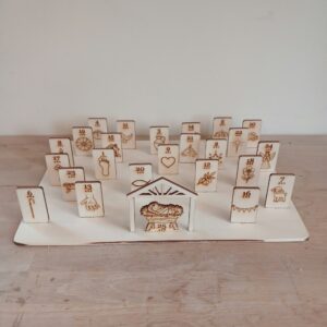 Adventskalender met stekers en overwegingen